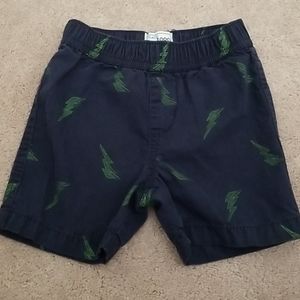Lightning bolt shorts. Size 9-12 months